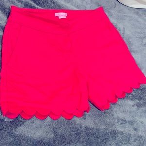 Isaac Mizrahi hot pink shorts